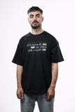 IT'S CALLED ART, NOT TREND, FOR A REASON - MALE BLACK OVERSIZED T-SHIRT