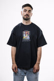 I LIKE MONET, BUT NOT BECAUSE IT GIVES ME LIKES - MALE BLACK OVERSIZED T-SHIRT