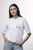 TAKE MY HE(ART) - FEMALE WHITE OVERSIZED T-SHIRT